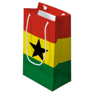 Sacola Para Presentes Pequena bandeira do Gana