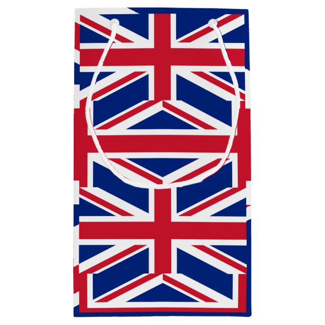 Sacola Para Presentes Pequena Bandeira nacional do Reino Unido Reino Unido, (Verso)