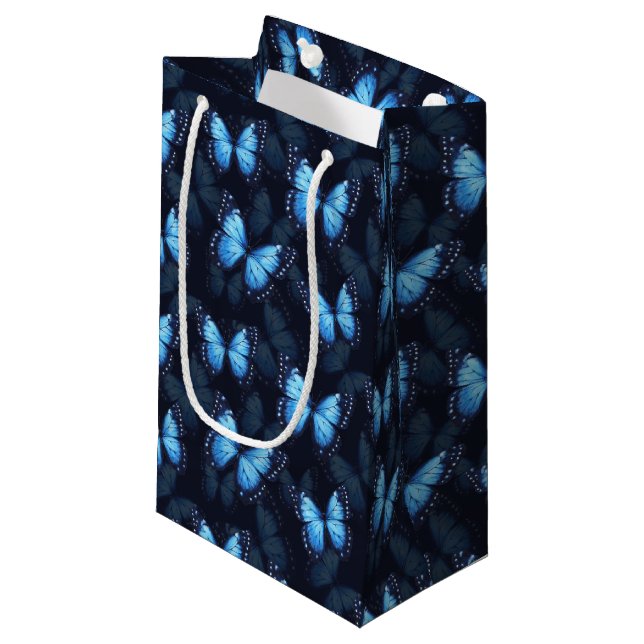 Sacola Para Presentes Pequena Banheira Azul com Presente Bag (Frente inclinada)
