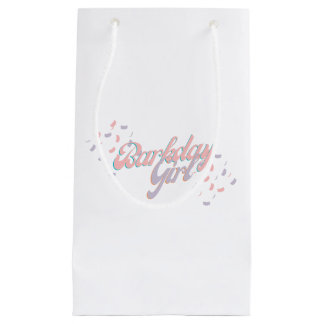 Sacola Para Presentes Pequena Barkday Girl Gift Bag