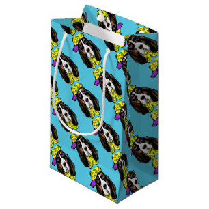 Sacola Para Presentes Pequena Basset Hound