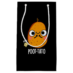 Sacola Para Presentes Pequena Batata Fogueira, Batata Negra