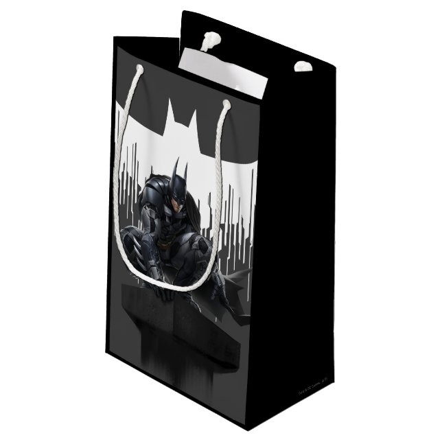 Sacola Para Presentes Pequena Batman Perch num Pilar (Verso inclinado)
