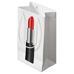 Sacola Para Presentes Pequena Batom vermelho