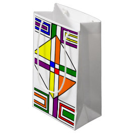 Sacola Para Presentes Pequena Bauhaus StainGlass