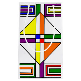 Sacola Para Presentes Pequena Bauhaus StainGlass