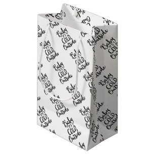 Sacola Para Presentes Pequena Bebê é parte externa fria
