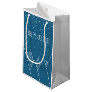 Sacola Para Presentes Pequena Bebê é saco exterior frio do presente