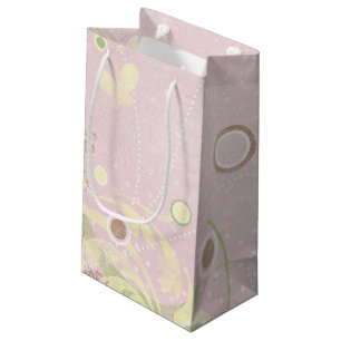 Sacola Para Presentes Pequena Bebê Garota Rosa Presente Saco