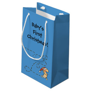 Sacola Para Presentes Pequena Bebê que funciona na manhã de Natal