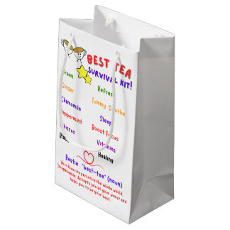 Sacola Para Presentes Pequena Bestie (Tea) Survival Kit Gift Bag (Saco de Presen