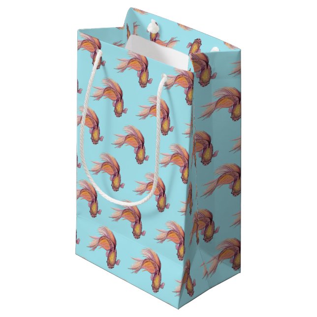 Sacola Para Presentes Pequena Betta Fish Small Gift Bag (Frente inclinada)