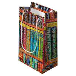 Sacola Para Presentes Pequena Biblioteca Livros GIft Bag