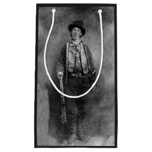 Sacola Para Presentes Pequena Billy The Kid, Fora da Lei do Velho Oeste American