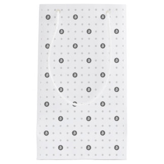 Sacola Para Presentes Pequena Bitcoin Polka Dots Gift Bag (Small)