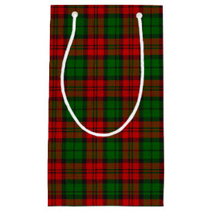 Sacola Para Presentes Pequena Blackwatch Campbell Tartan Red Green Xadrez