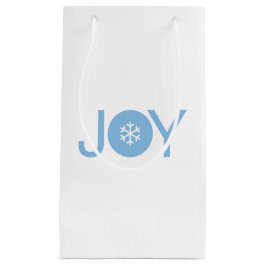 Sacola Para Presentes Pequena Blue Joy Christmas Gift Bag