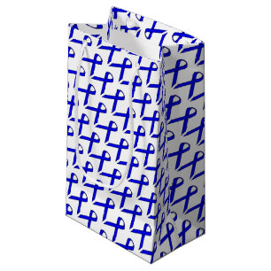 Sacola Para Presentes Pequena Blue Standard Ribbon por Kenneth Yoncich