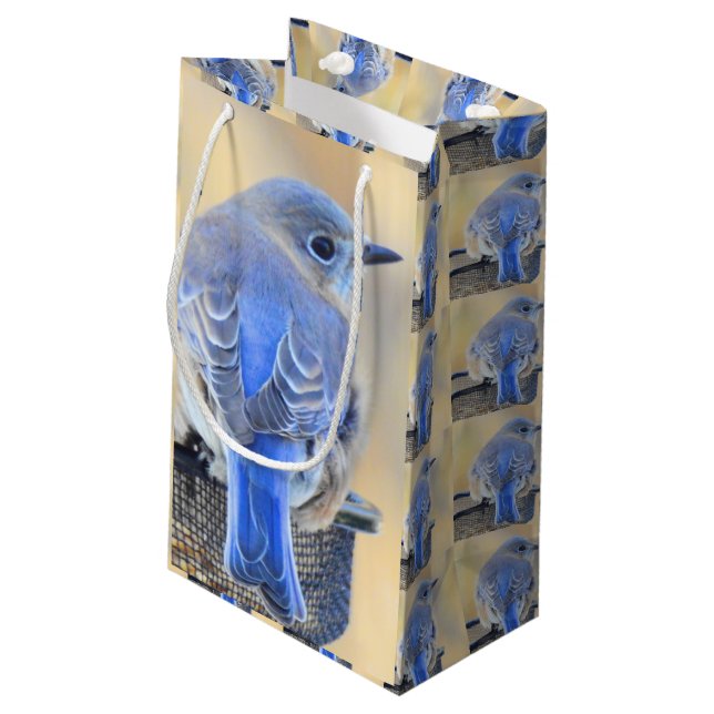 Sacola Para Presentes Pequena Bluebird Gift Bag (Verso inclinado)