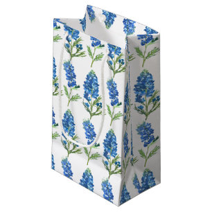 Sacola Para Presentes Pequena Bluebonnets Texas Blue Flowcolor