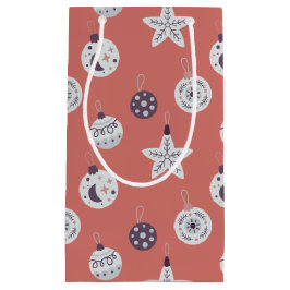 Sacola Para Presentes Pequena Boho Dreams Modern Holiday Ornaments