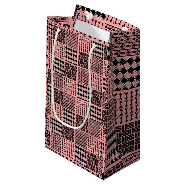 Sacola Para Presentes Pequena Boho Quilt (Frente inclinada)