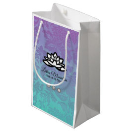 Sacola Para Presentes Pequena Bolsa de Compras Personalizável de Damasco de Omã