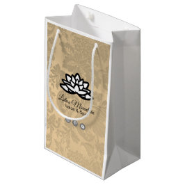 Sacola Para Presentes Pequena Bolsa de Compras Personalizável de Damasco de Omã