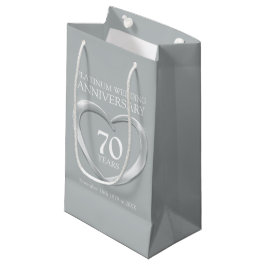Sacola Para Presentes Pequena bolsa de presente de aniversário de casamento de 7