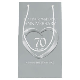 Sacola Para Presentes Pequena bolsa de presente de aniversário de casamento de 7