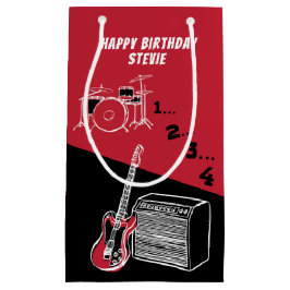 Sacola Para Presentes Pequena Bolsa de Presente Pequeno do Rock de Tempo Livre