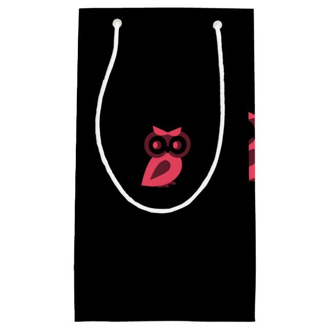 Sacola Para Presentes Pequena Bolsa de Presente Rosa (Frente)