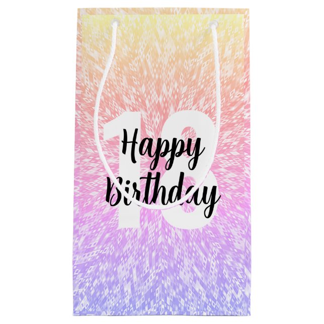 Sacola Para Presentes Pequena Bolsas de Presente de Mandala Grande (Frente)