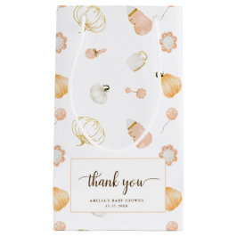 Sacola Para Presentes Pequena Bonita Chá De Bebê De Abóbora Muito Obrigado