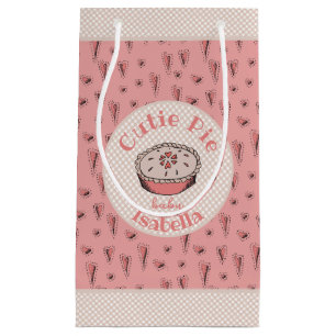 Sacola Para Presentes Pequena Bonitinha de torta cutida