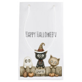 Sacola Para Presentes Pequena Bonito Halloween