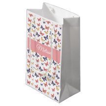 Borboletas Roxas Rosa Nome Personalizado