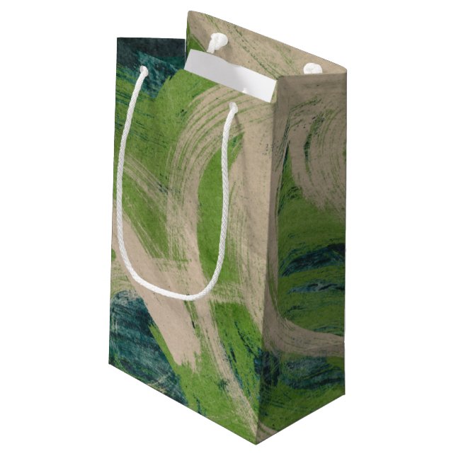 Sacola Para Presentes Pequena Borda d'água (Verso inclinado)