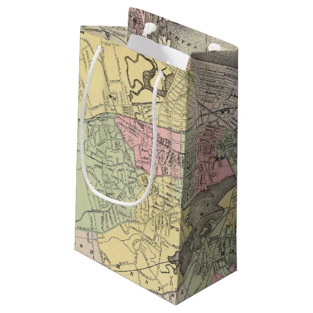 Sacola Para Presentes Pequena Boston 3 (Verso inclinado)