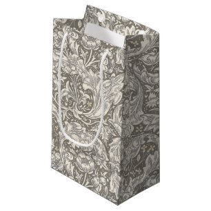Sacola Para Presentes Pequena Botão de estudante de William Morris damasco antig