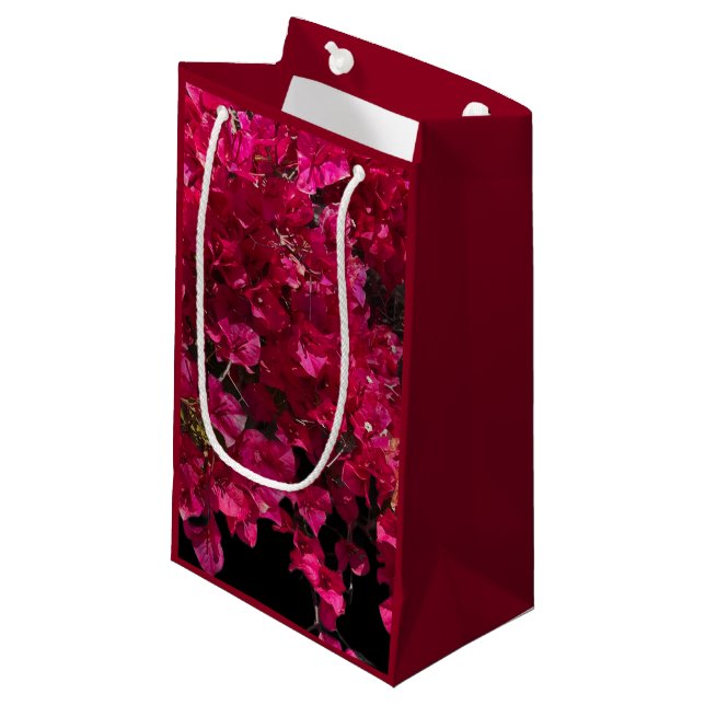 Sacola Para Presentes Pequena Bougainvillea Red Tropical Vining Shrub Foto (Frente inclinada)