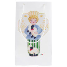 Boy Angel com bolsa de presente de Lamb