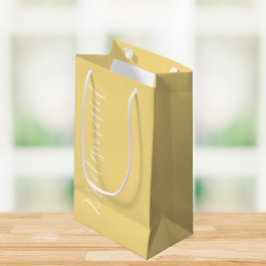 Sacola Para Presentes Pequena Bridesmaid do Casamento de Script Estilizado Amare