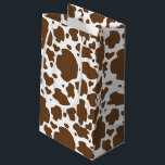 Sacola Para Presentes Pequena Brown Cow Spots Faux Cowhide Pattern<br><div class="desc">Brown Cow Spots Faux Cowhide Pattern. Great for multiple occasions -- baby showers,  kid's birthday,  bachelorette parties,  bridal showers and other occasions where a western theme is used.</div>