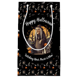 Sacola Para Presentes Pequena Bruxa Spooky Halloween Bag 🎃 🧙 ♀️