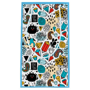 Sacola Para Presentes Pequena Cabeça louca