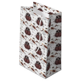 Sacola Para Presentes Pequena Café Lovers Night Owl