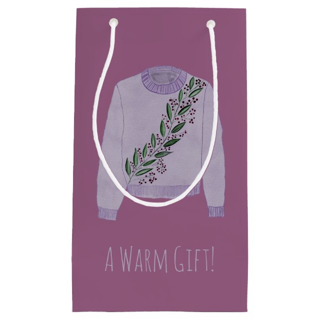 Sacola Para Presentes Pequena Calma, doce doce, doce, pequeno saco de presentes (Frente)