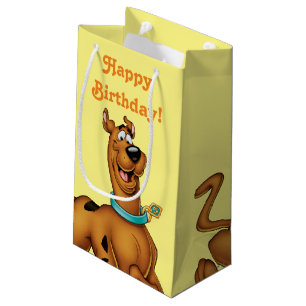 Sacola Para Presentes Pequena Caminhada feliz de Scooby-Doo