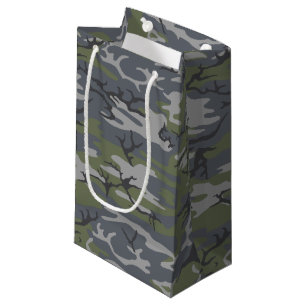 Sacola Para Presentes Pequena Camo de Descultura de Tempo Atingido